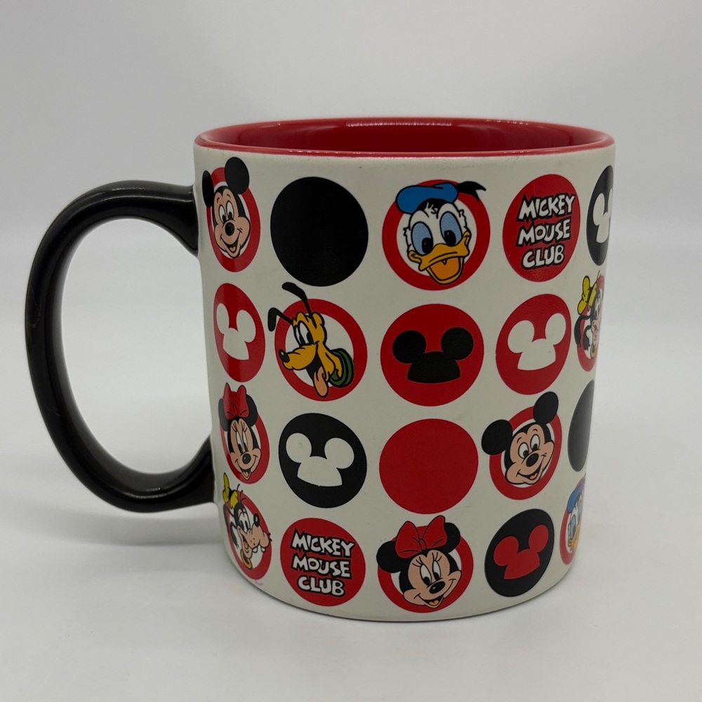 Disney Mickey Mouse Club Red and Black Mug